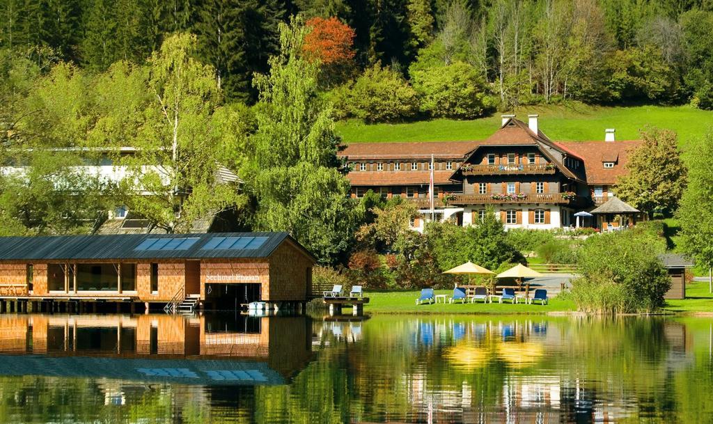 Seehotel Enzian Weissensee Exterior foto
