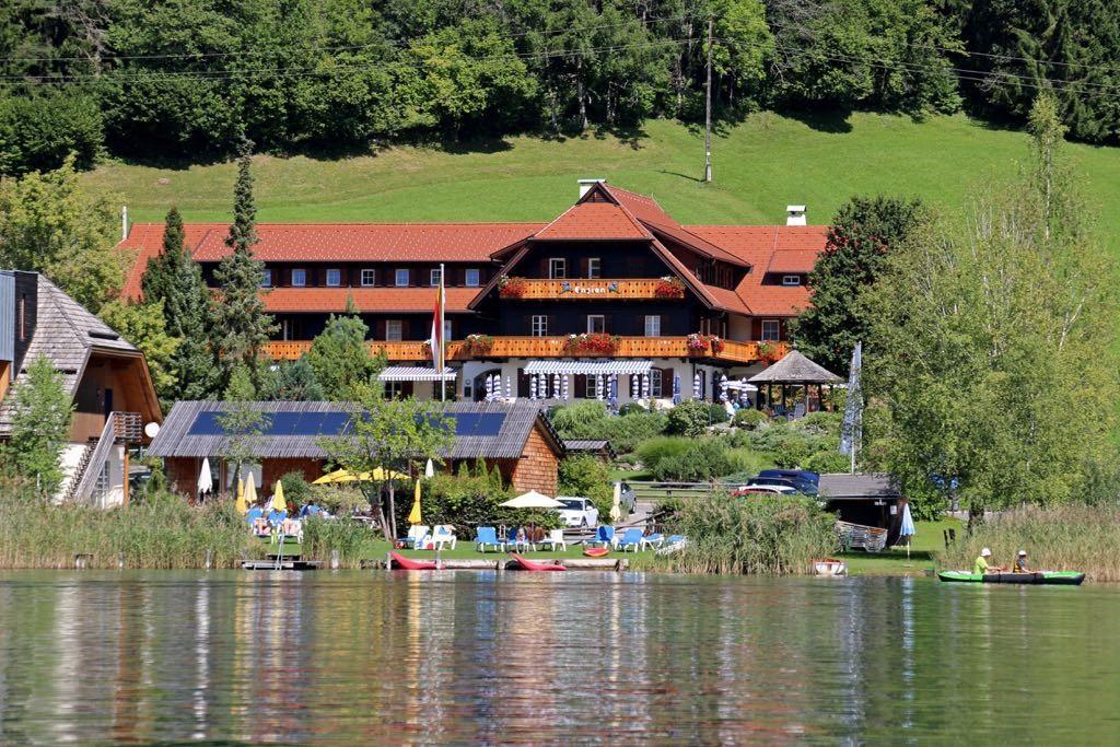 Seehotel Enzian Weissensee Exterior foto