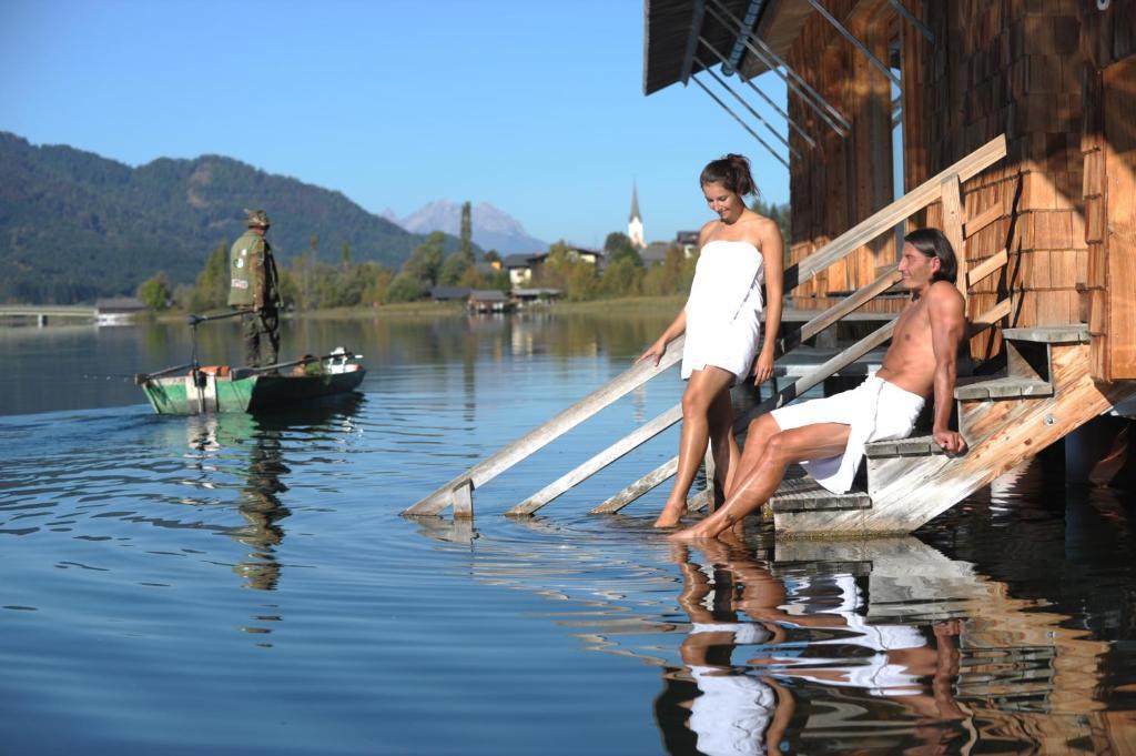 Seehotel Enzian Weissensee Exterior foto