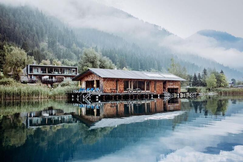 Seehotel Enzian Weissensee Exterior foto